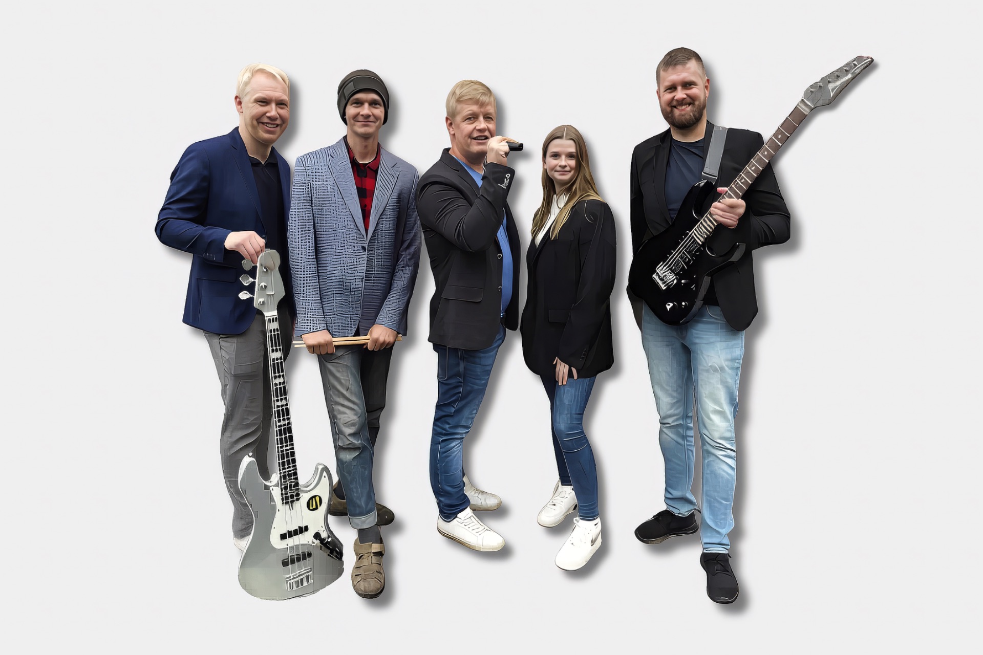 Pikajalgsed – pulmabänd Eestis