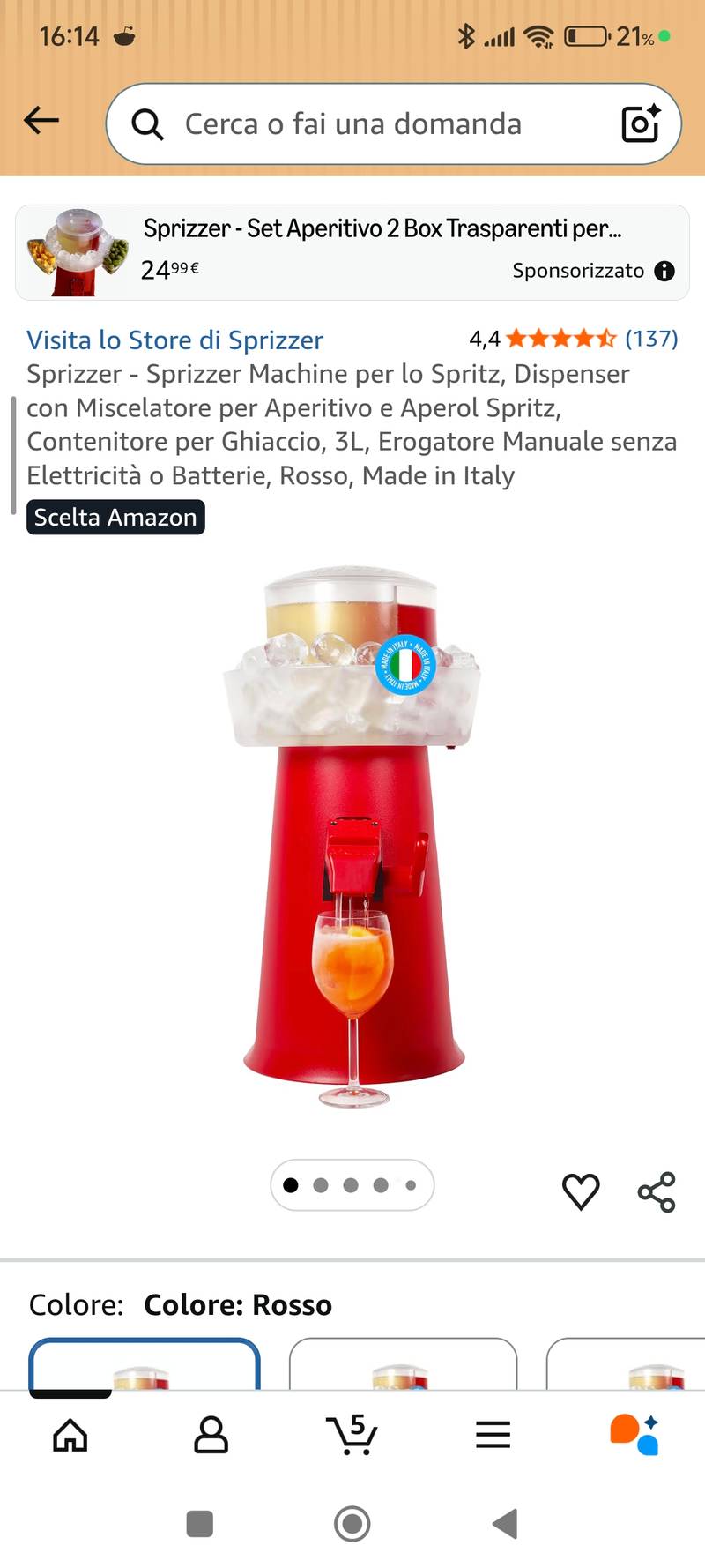 Sprizzer machine and italiani wine bar 4